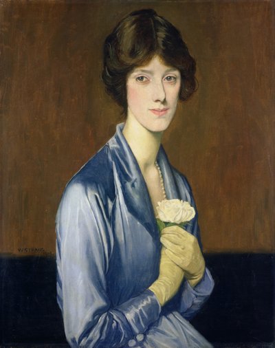 The White Rose (Portrait of a Lady) by William Strang